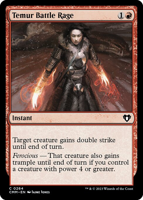 Temur Battle Rage - Commander Masters - 264