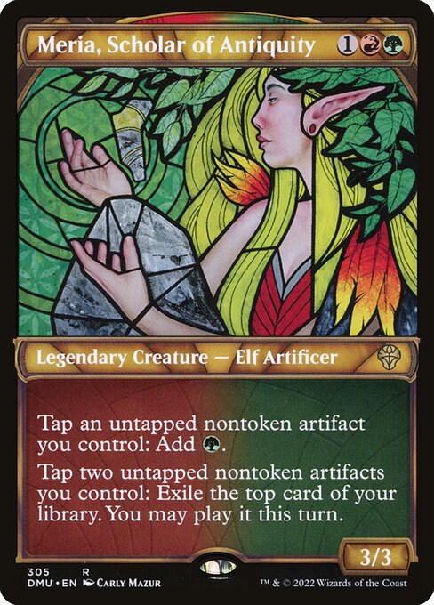 Meria, Scholar of Antiquity - Dominaria United - 305