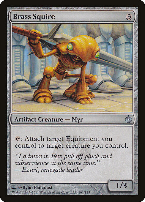 Brass Squire - Mirrodin Besieged - 101