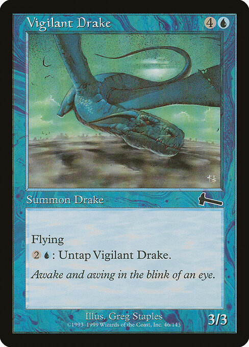 Vigilant Drake - Urza's Legacy - 46