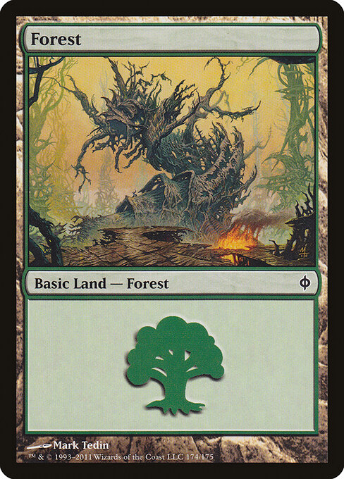 Forest - New Phyrexia - 174