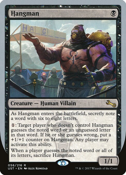 Hangman - Unstable - 56