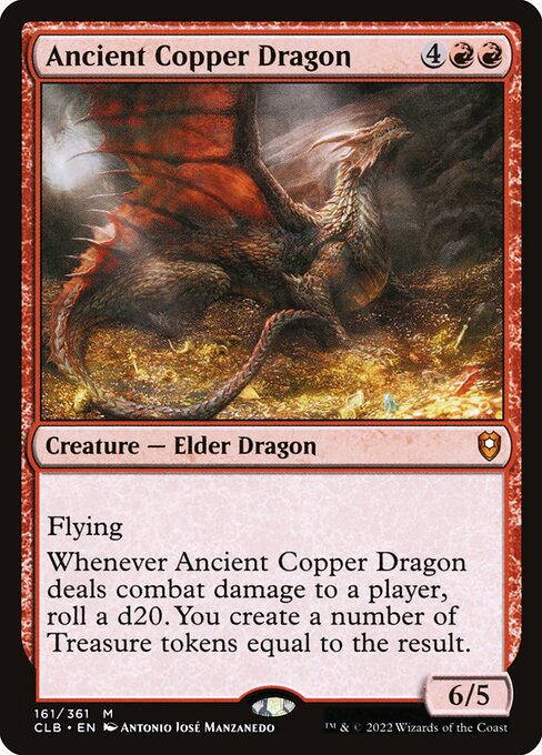 Ancient Copper Dragon - Commander Legends: Battle for Baldur's Gate - 161