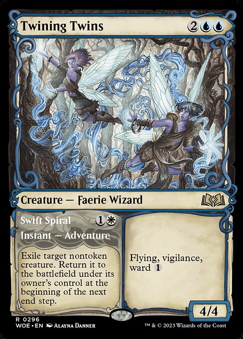 Twining Twins // Swift Spiral - Wilds of Eldraine - 296