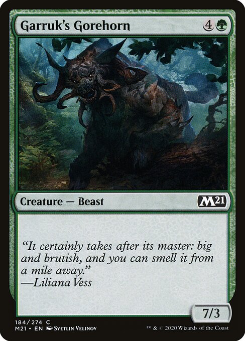 Garruk's Gorehorn - Core Set 2021 - 184