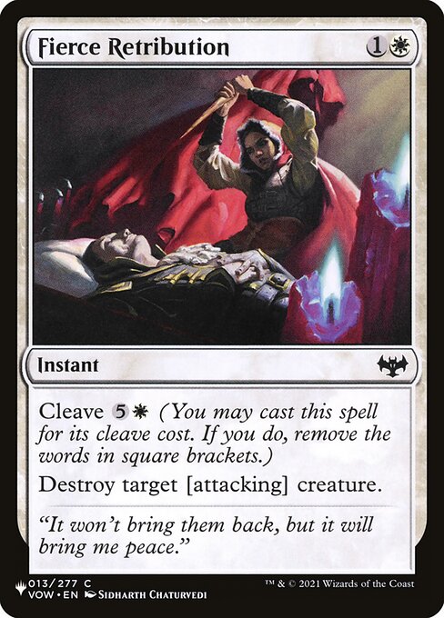 Fierce Retribution - The List - VOW-13