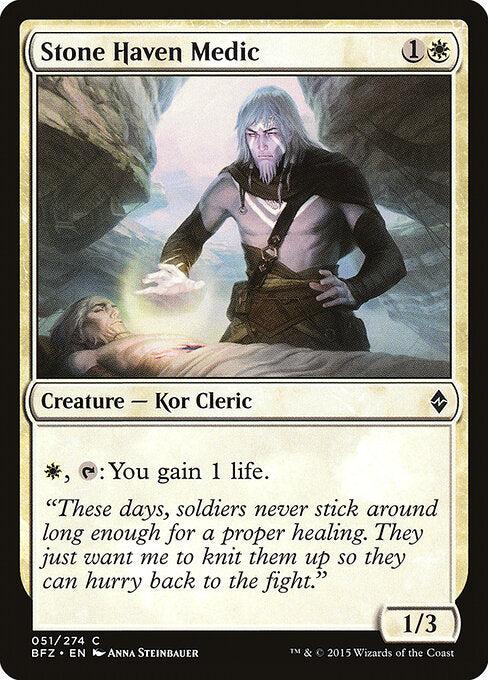 Stone Haven Medic - Battle for Zendikar - 51