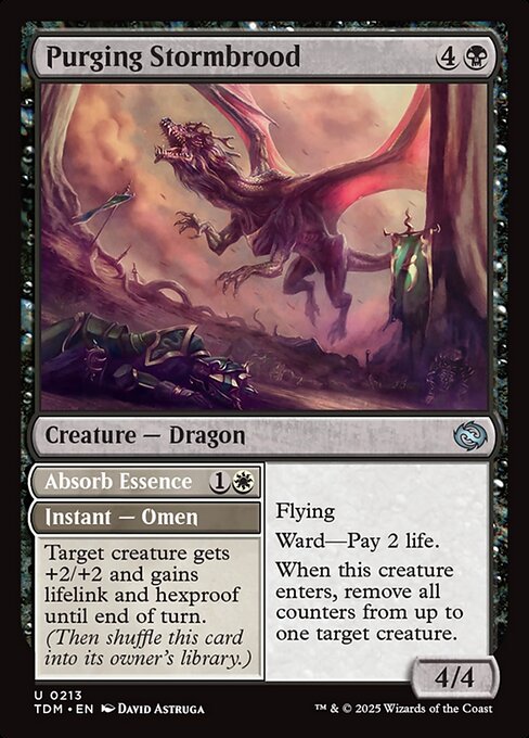 Purging Stormbrood // Absorb Essence - Tarkir: Dragonstorm - 213