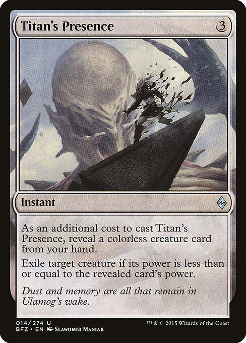 Titan's Presence - Battle for Zendikar - 14