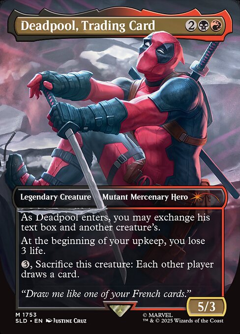 Deadpool, Trading Card - Secret Lair Drop - 1753