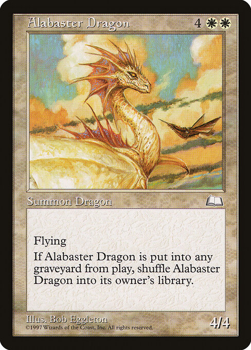 Alabaster Dragon - Weatherlight - 2