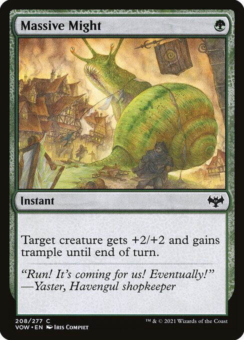 Massive Might - Innistrad: Crimson Vow - 208