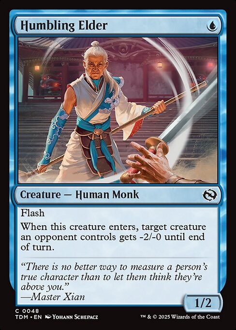 Humbling Elder - Tarkir: Dragonstorm - 48