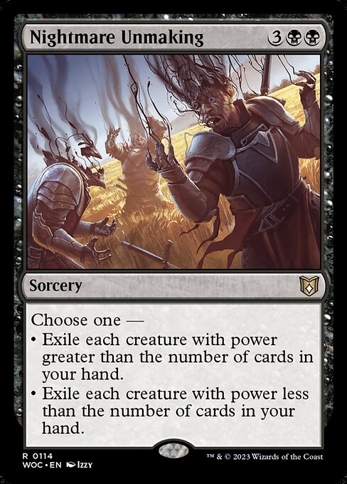 Nightmare Unmaking - Wilds of Eldraine Commander - 114