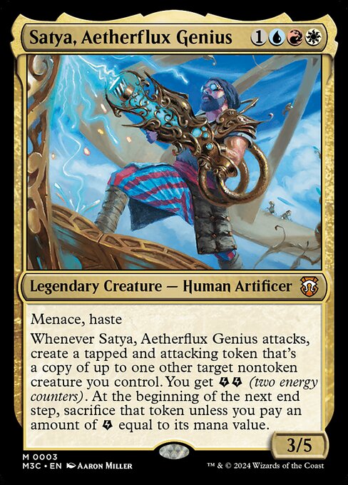 Satya, Aetherflux Genius - Modern Horizons 3 Commander - 3