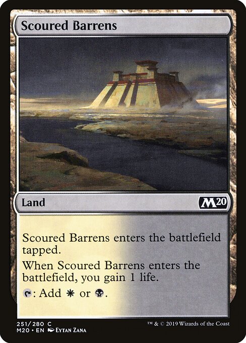 Scoured Barrens - Core Set 2020 - 251