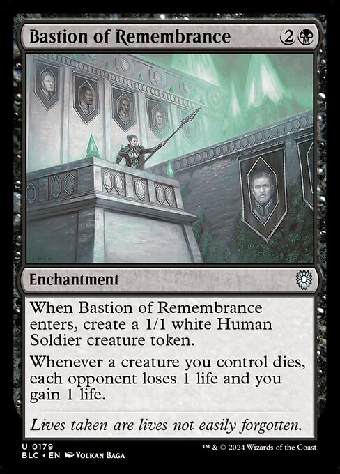 Bastion of Remembrance - Bloomburrow Commander - 179
