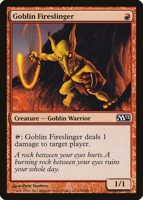 Goblin Fireslinger - Magic 2012 - 139