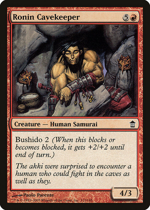 Ronin Cavekeeper - Saviors of Kamigawa - 111