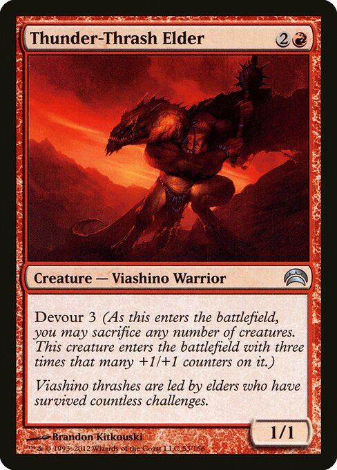 Thunder-Thrash Elder - Planechase 2012 - 53