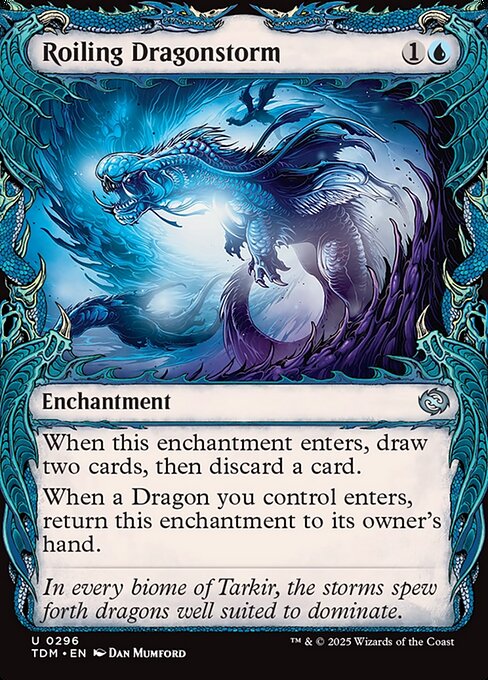 Roiling Dragonstorm - Tarkir: Dragonstorm - 296