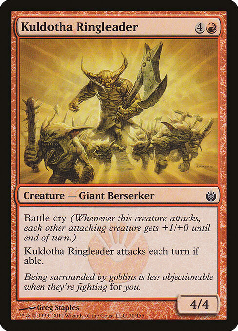 Kuldotha Ringleader - Mirrodin Besieged - 70