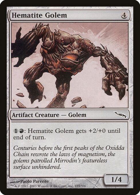 Hematite Golem - Mirrodin - 185