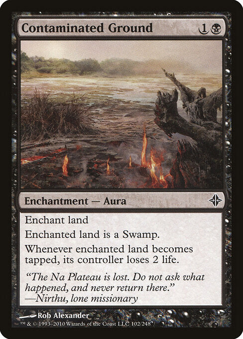 Contaminated Ground - Rise of the Eldrazi - 102