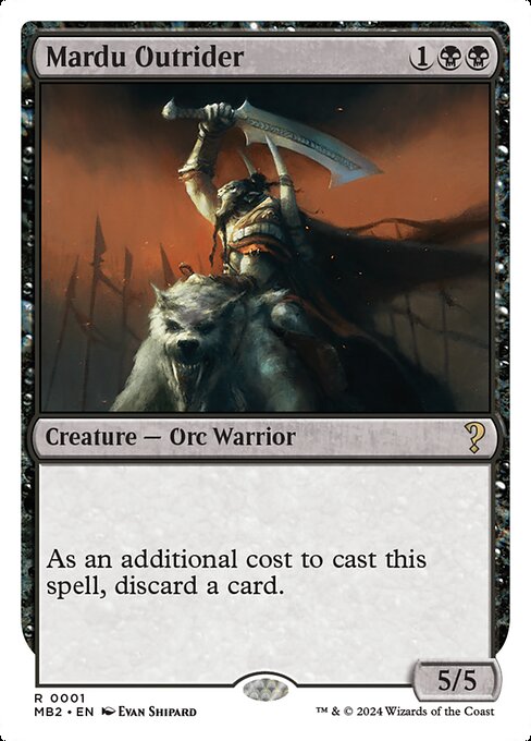 Mardu Outrider - Mystery Booster 2 - 1