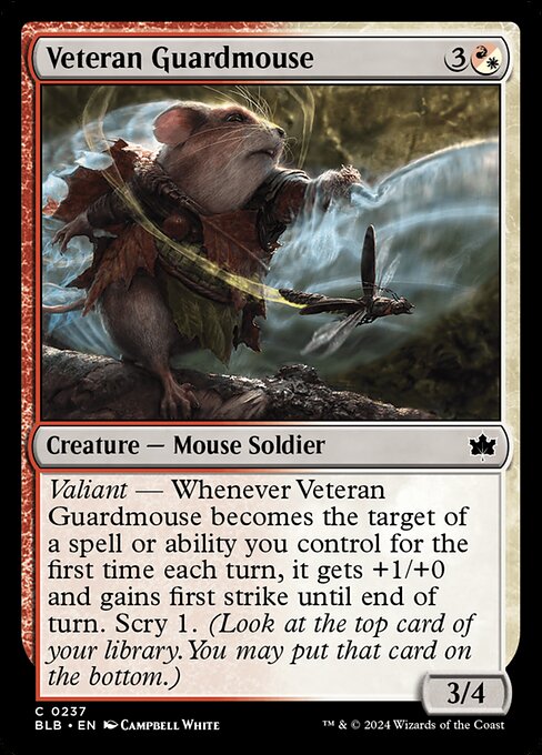 Veteran Guardmouse - Bloomburrow - 237