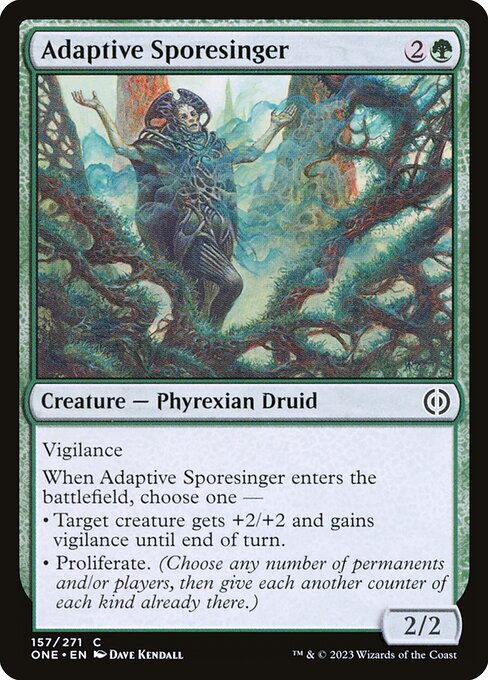 Adaptive Sporesinger - Phyrexia: All Will Be One - 157