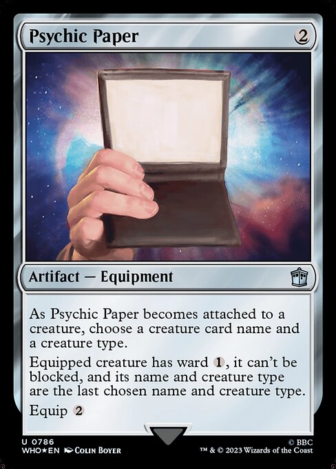 Psychic Paper - Doctor Who - 786
