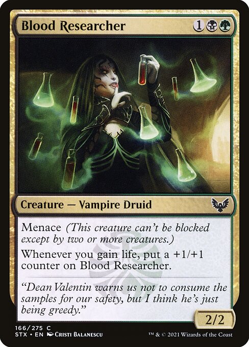 Blood Researcher - Strixhaven: School of Mages - 166