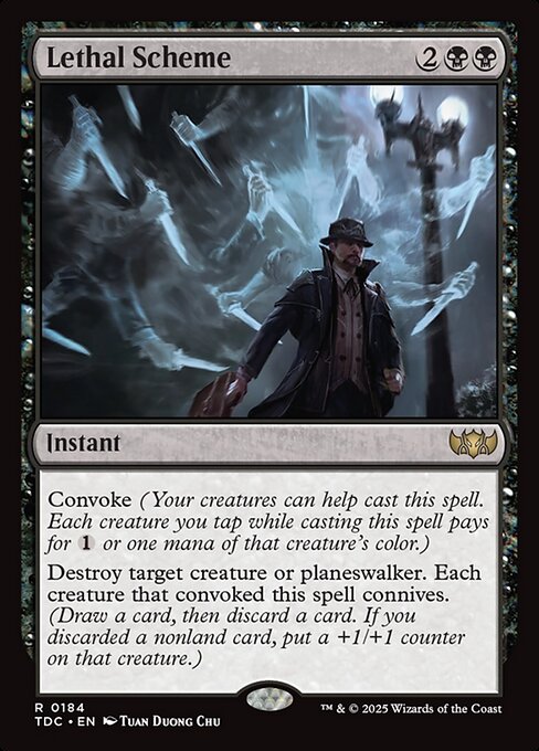 Lethal Scheme - Tarkir: Dragonstorm Commander - 184