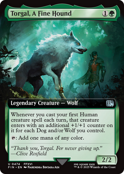 Torgal, A Fine Hound (Extended Art) [FINAL FANTASY]