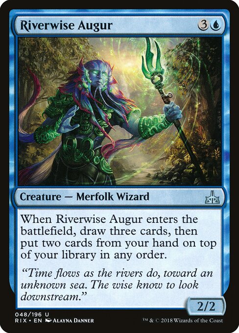 Riverwise Augur - Rivals of Ixalan - 48