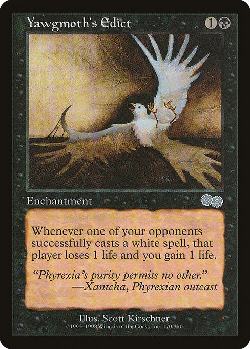Yawgmoth's Edict - Urza's Saga - 170