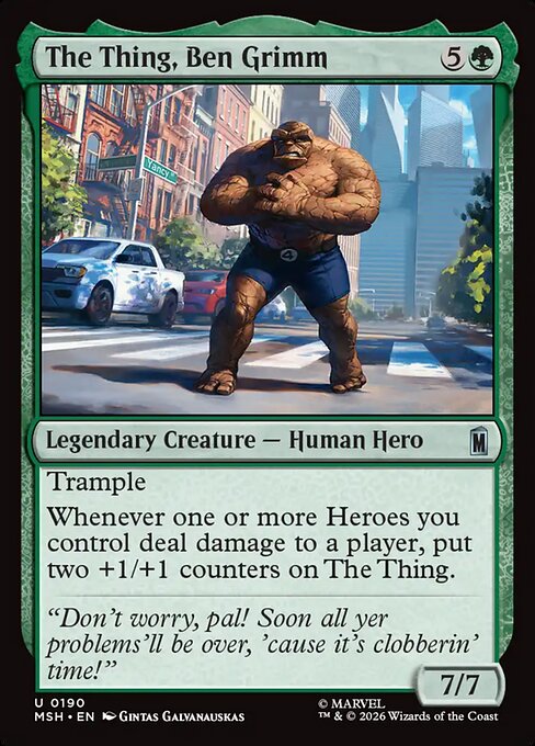 The Thing, Ben Grimm - Marvel Super Heroes - 190