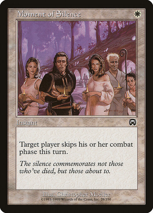 Moment of Silence - Mercadian Masques - 28