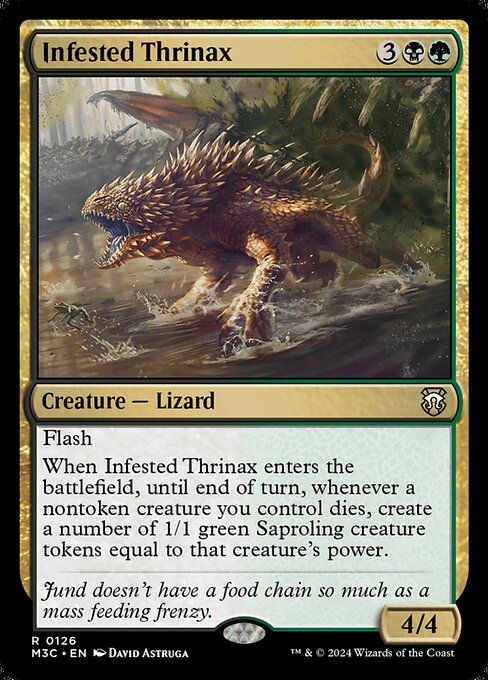 Infested Thrinax - Modern Horizons 3 Commander - 126