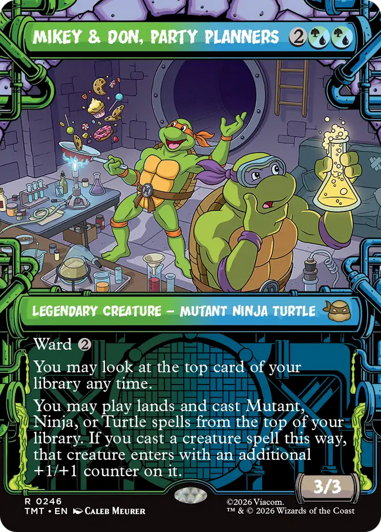 Mikey & Don, Party Planners (Showcase) [Teenage Mutant Ninja Turtles]