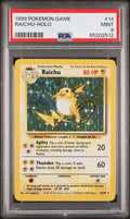 RAICHU-HOLO 1999 POKEMON GAME PSA MINT 9
