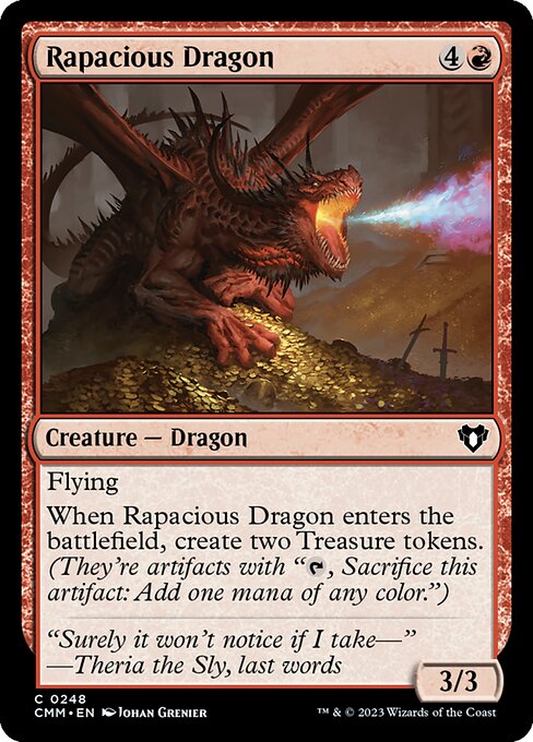 Rapacious Dragon - Commander Masters - 248