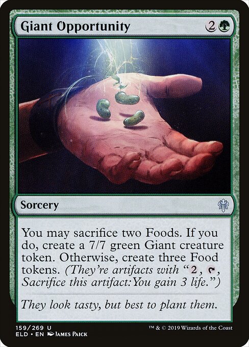 Giant Opportunity - Throne of Eldraine - 159
