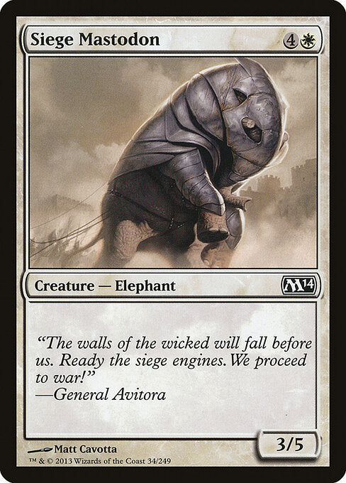 Siege Mastodon - Magic 2014 - 34