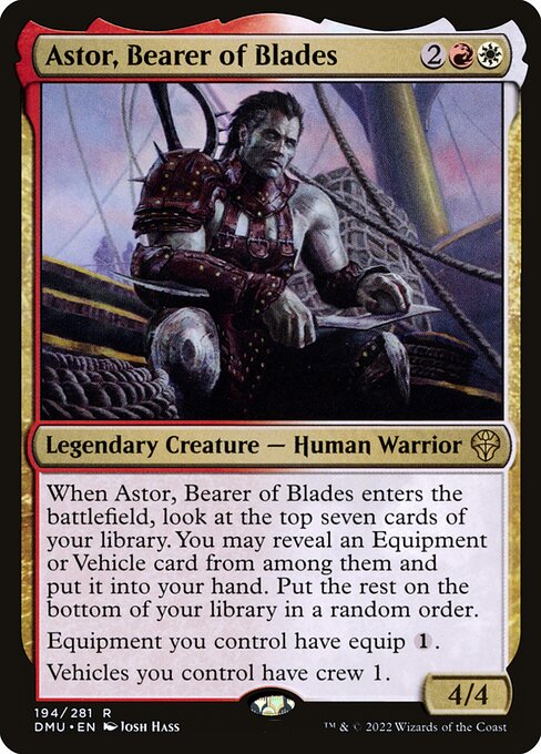 Astor, Bearer of Blades - Dominaria United - 194