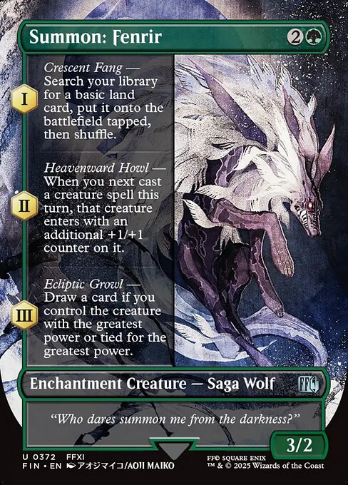 Summon: Fenrir - Final Fantasy - 372