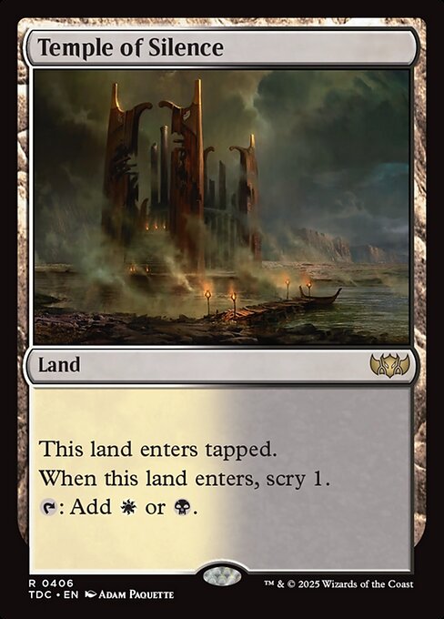 Temple of Silence - Tarkir: Dragonstorm Commander - 406