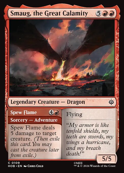 Smaug, the Great Calamity // Spew Flame - The Hobbit - 109