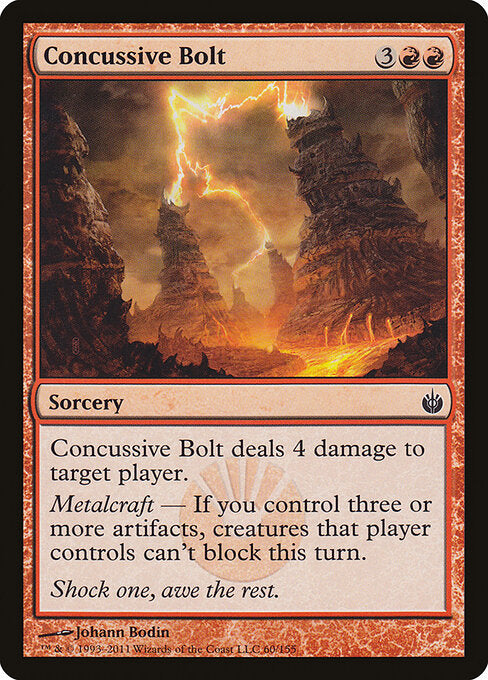 Concussive Bolt - Mirrodin Besieged - 60